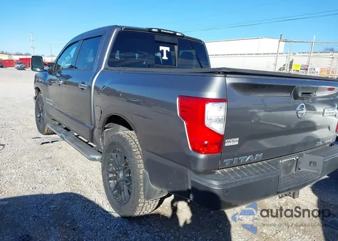 2017 Nissan Titan Sl from USA, damaged, VIN 1N6AA1E55HN572771